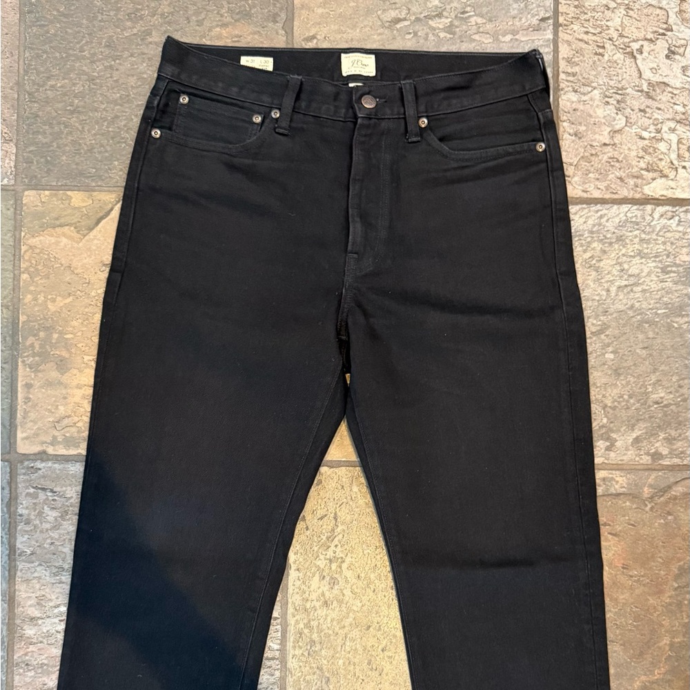 J. Crew Classic Straight Leg Jeans in Black
Size 31/30